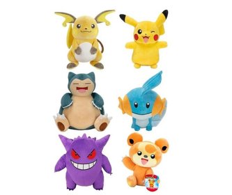 Pokémon plyšák 32,5 cm - mix 6 motivů - cena za 1 KS