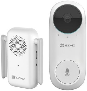 EZVIZ chytrá sada DB2C kit/ Wi-Fi/ videotelefon/ bezdrátový zvonek/ rozlišení 1536x1536/ bílá