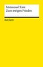 Zum ewigen Frieden