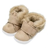 Kojenecké zimní semiškové capáčky New Baby 6-12 m světlo hnědé - velikost 6-12 m
