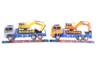 Kamion s bagrem Kamion s bagrem