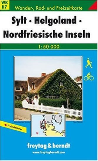 WKD  7 Sylt, Helgoland, Nordfriesische 1:50 000/mapa