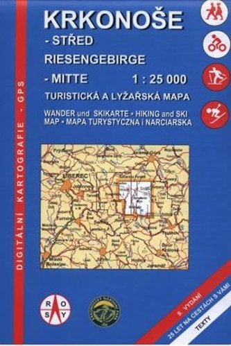 Krkonoše střed 1:25000 ROSY