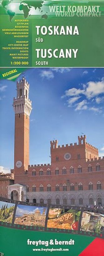 AK 0610S WCS Toskánsko - jih 1:200 000 / automapa