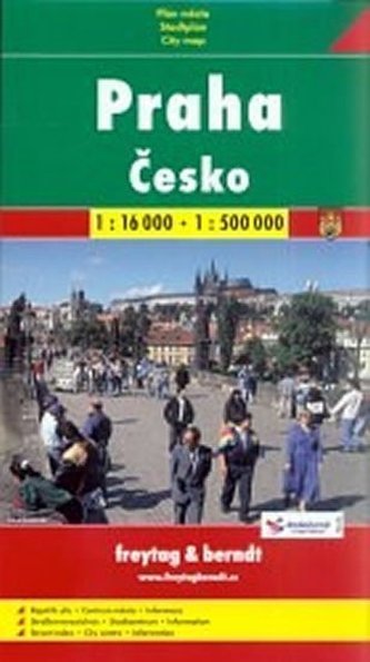 Praha + Česko mapy (1:16 000, 1:500 000)