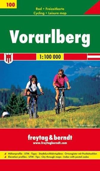 Vorarlberg 1:100 000 / cyklomapa