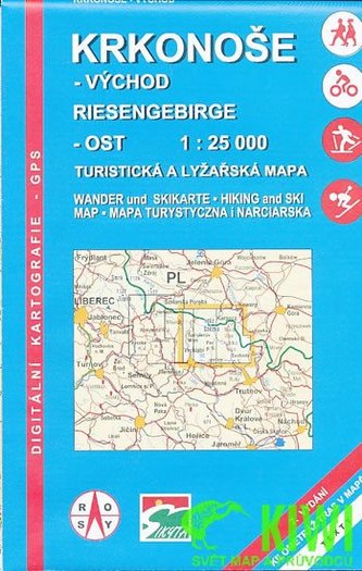 Krkonoše východ 1:25 000 ROSY