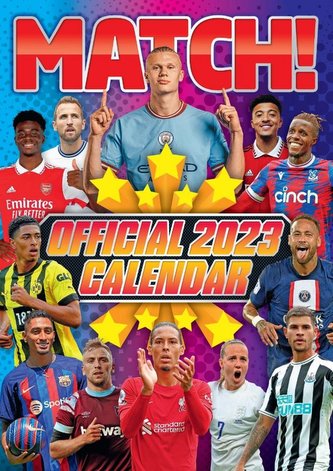 Oficiální nástěnný kalendář 2023: Match! Magazine (A3 29,7 x 42 cm)