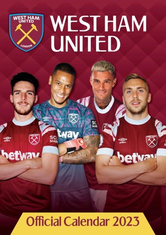 Oficiální nástěnný kalendář 2023: FC West Ham United (A3 29,7 x 42 cm)