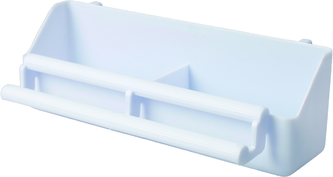 Krmitko Bob pro ptaky do voliery plastove bile