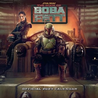 Oficiální nástěnný kalendář 2023 Star Wars|Hvězdné války: Boba Fett s plakátem (SQ 30,5 x 30,5|61 cm)