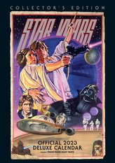 Deluxe kalendář 2023 Star Wars|Hvězdné války (29,7 x 42 cm)