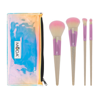 Royal & Langnickel MŌDA ICE CREAM STRAWBERRY VANILLA 5PC KIT SADA KOSMETICKÝCH ŠTĚTCŮ NA OBLIČEJ – 5KS