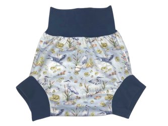 Natahovací svrchní kalhotky PUL - Volavka__VELIKOST:M (7-11kg)