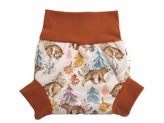 Natahovací svrchní kalhotky PUL - O čem se zdá medvědům__VELIKOST:XL (11-14kg)