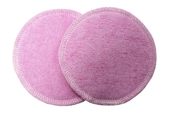 BIO Vložky do podprsenky - Světle růžové (bambusovo-biobavlněné froté)