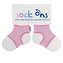 Sock Ons Baby Pink velikost 6-12m
