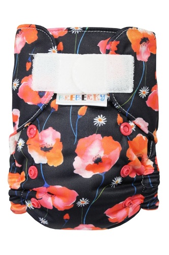 BIO Bambusová kapsová plenka (S) - Sedmikrásky v makovém poli SZ