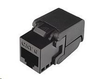 Solarix Samořezný keystone CAT6 UTP RJ45 černý SXKJ-6-UTP-BK-SA