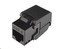 Solarix Samořezný keystone CAT6 UTP RJ45 černý SXKJ-6-UTP-BK-SA