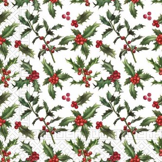 UBROUSKY VÁNOČNÍ JMELÍ 3VRSTVÉ 33X33CM