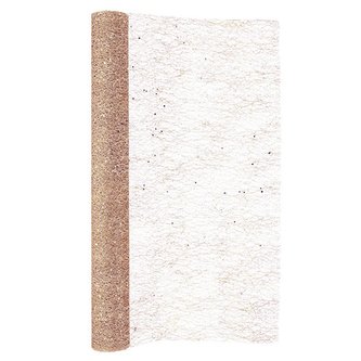 Dekorativní organza růžová 48cmx250cm