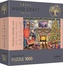 Dřevěné puzzle U krbu 1000 dílků