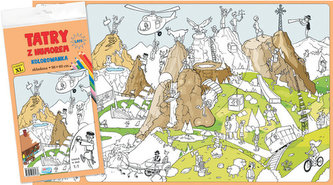 Tatry z humorem Kolorowanka XL-kolor 2 sztuki