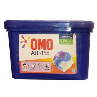 OMO Color prací kapsle na barevné prádlo 18PD