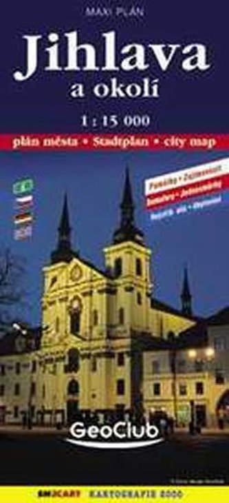 Jihlava mapa 1:15 000