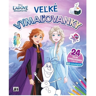 Velké vymalovánky a samolepky - Ledové království