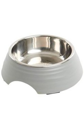 Miska melamin Frosted Ripple Bowl 160ml šedá BUSTER