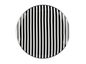 DEZERTNÍ TALÍŘ WINTER GLAM STRIPES 20CM
