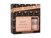 Makeup Revolution London Soap Styler+ mýdlo na obočí Soap Styler 5 g + sprej na obočí Soap Styler Brow Activation Spray 50 ml