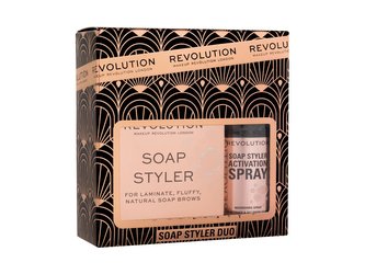 Makeup Revolution London Soap Styler+ mýdlo na obočí Soap Styler 5 g + sprej na obočí Soap Styler Brow Activation Spray 50 ml