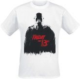 Pánské tričko Friday The 13th|Pátek třináctého: Jason (L) bílá