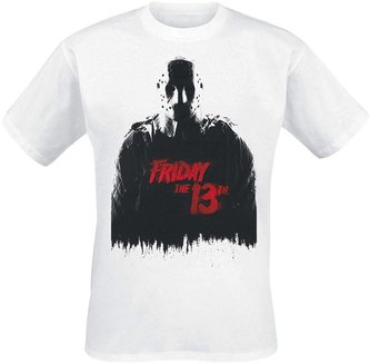 Pánské tričko Friday The 13th|Pátek třináctého: Jason (L) bílá