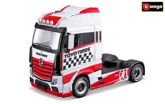 Bburago 1:43 MB Actros Gigaspace Red/White