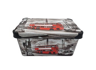 Krabice ukládací plast 20L 39x29x23cm  LONDON