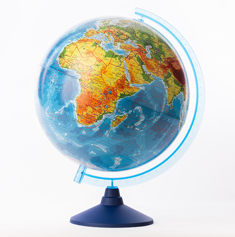 Alaysky Globus 25 cm CZ s LED podsvícením