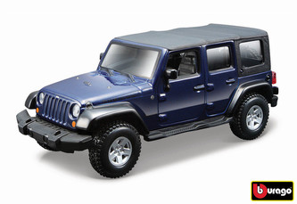 Bburago 1:32 Jeep Wrangler Unlimited Rubicon - metalic blue