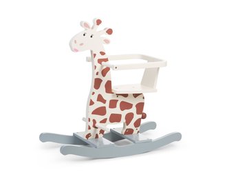 Houpací žirafa dřevěná