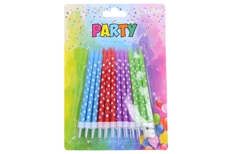 Svíčky 24ks + stojánky