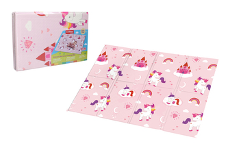 Skládací pěnová podložka Jednorožec 120x90 cm