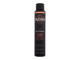 Syoss Tinted Dry Shampoo Suchý šampon Dark Brown 200 ml pro ženy