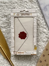 Kosmetický dárkový set manikúrní sady Harry Potter: Dopis z Bradavic (12 x 9 x 2 cm)