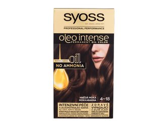 Syoss Oleo Intense Barva na vlasy Permanent Oil Color 50 ml 4-18 Mokka Brown pro ženy