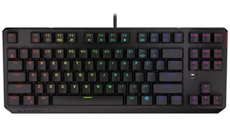 Endorfy herní klávesnice Thock TKL Khail  BL RGB /USB/ blue sw. / drátová / mechanická / US layout / černá RGB