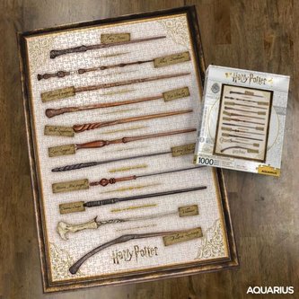 Puzzle Harry Potter: Kouzelnické hůlky 1000 kusů (71 x 51 cm)