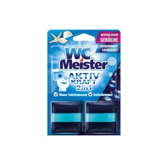 WC Meister kostka do splachovače 2 x 50 g - vůně moře